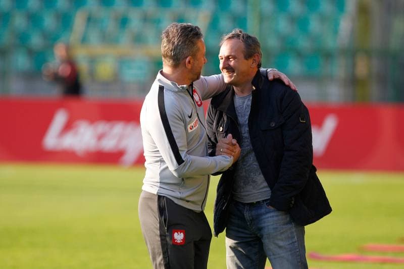 Football. Poland national team. Training. 08.10.2018