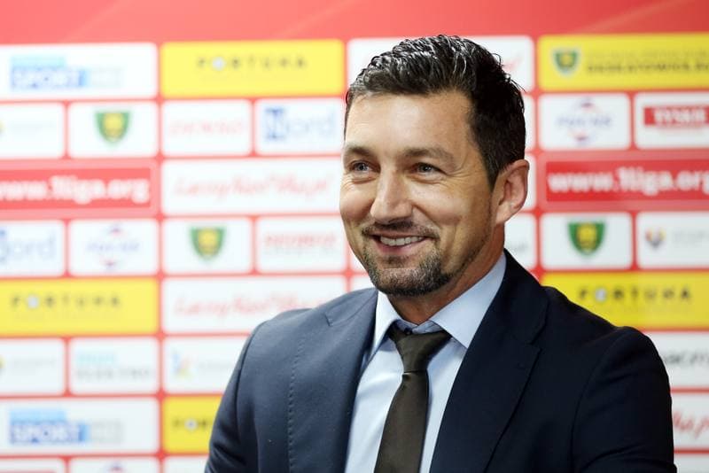 Football. GKS Katowice. Press Conference. 15.10.2018