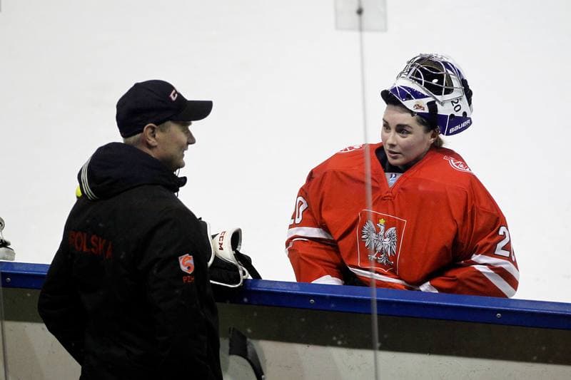 Ice Hockey. Slaska Liga Mlodzikow. UKS Zaglebie Sosnowiec - Reprezentacja Polski Kobiet. 18.10.2018