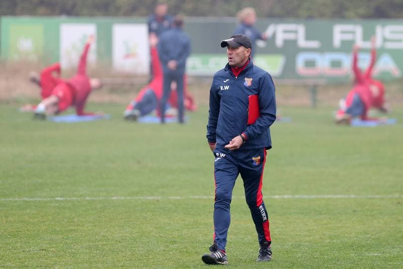 Football. APN Odra Wodzislaw Slaski. Training. 19.10.2018