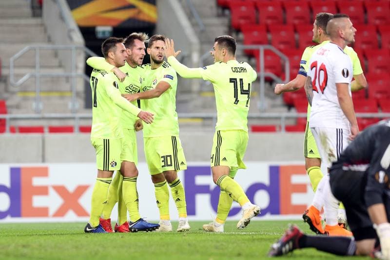 Football. UEFA Europa League. Spartak Trnava - Dinamo Zagreb. 25.10.2018