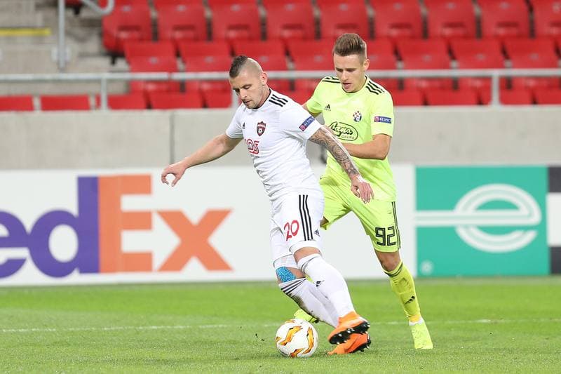 Football. UEFA Europa League. Spartak Trnava - Dinamo Zagreb. 25.10.2018