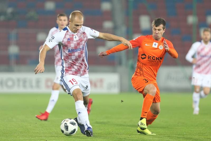 Football. Lotto Ekstraklasa. Gornik Zabrze - Zaglebie Lubin. 28.10.2018