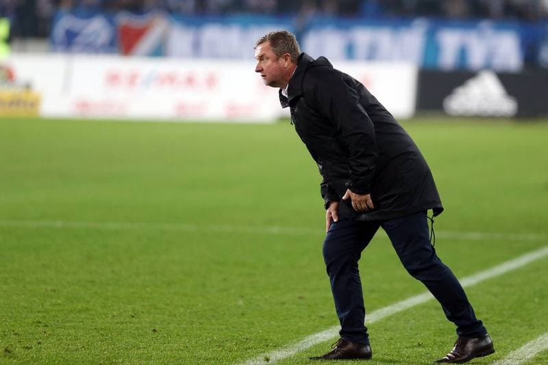 Football. Fortuna:Liga. Banik Ostrava - Viktoria Plzen. 03.11.2018