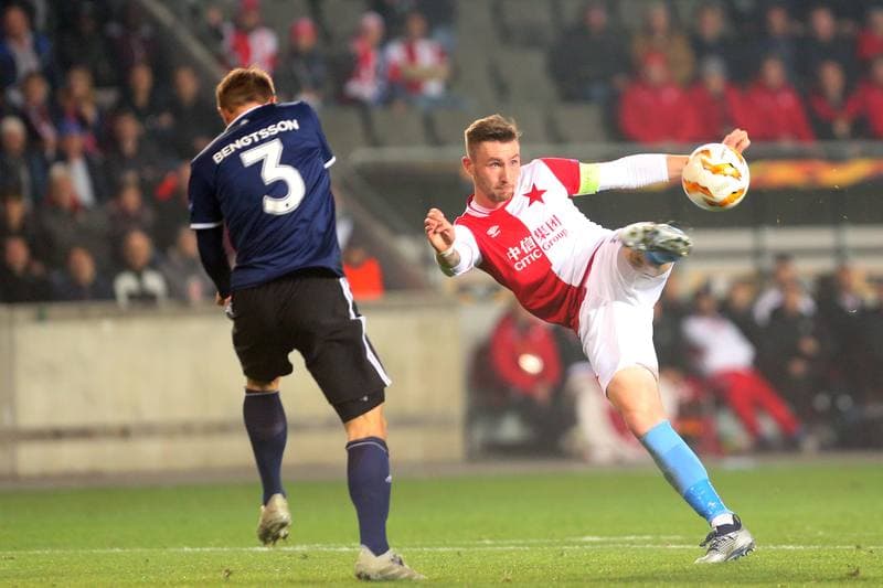 Football. UEFA Europa League. Slavia Prague - FC Copenhagen. 08.11.2018