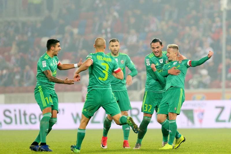 Football. Lotto Ekstraklasa. Gornik Zabrze - Slask Wroclaw. 09.11.2018