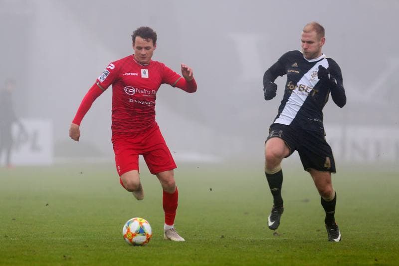 Football. Sparing. Zaglebie Sosnowiec - LKS Lodz. 03.02.2019