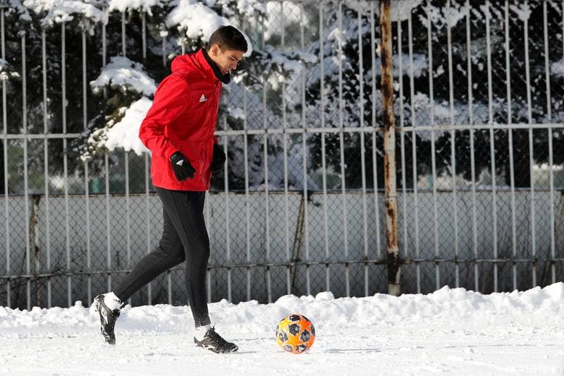 Football. Gornik Zabrze. Training. 05.02.2019