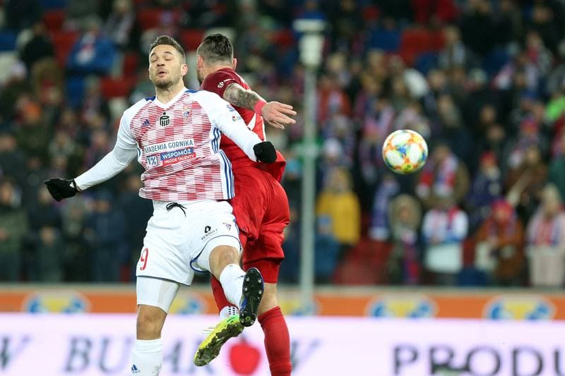 Football. Lotto Ekstraklasa. Gornik Zabrze - Wisla Krakow. 11.02.2019