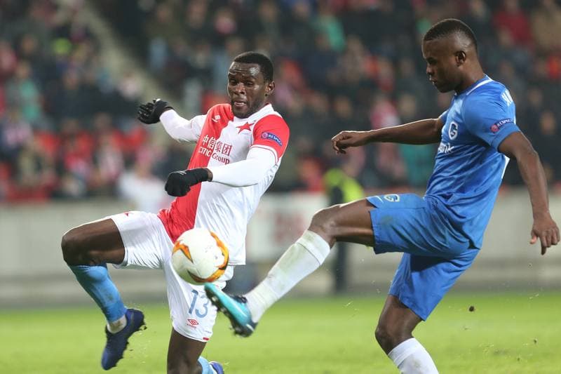 Football. UEFA Europa League. Slavia Prague - KRC Genk. 14.02.2019