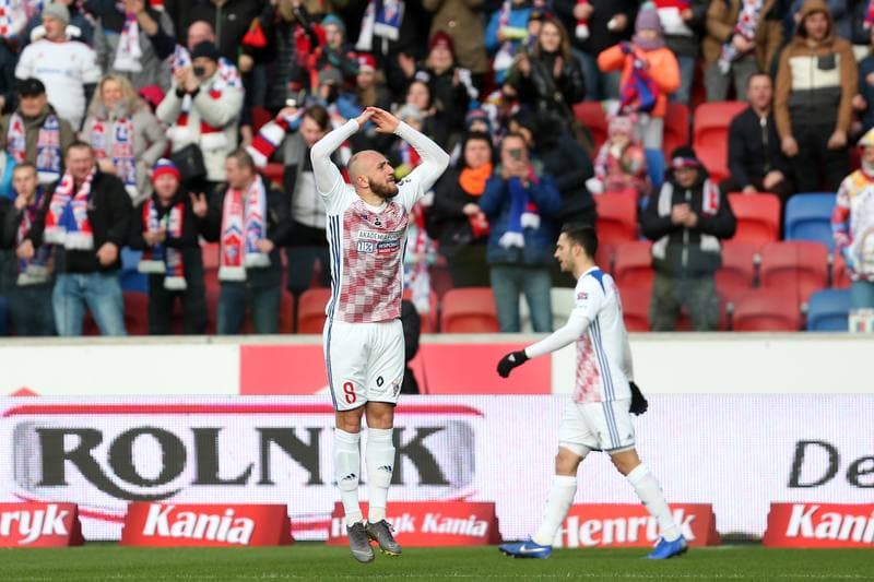 Football. Lotto Ekstraklasa. Gornik Zabrze - Zaglebie Sosnowiec. 23.02.2019