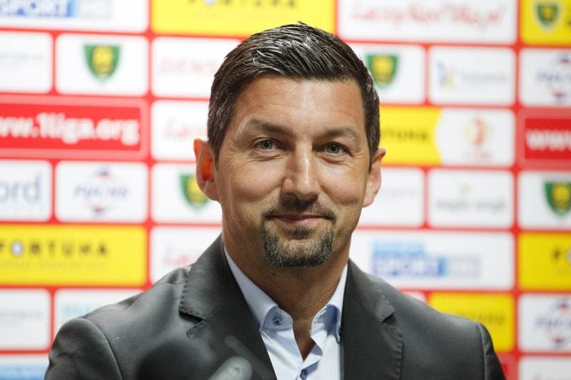 Football. GKS Katowice. Press Conference. 28.02.2019