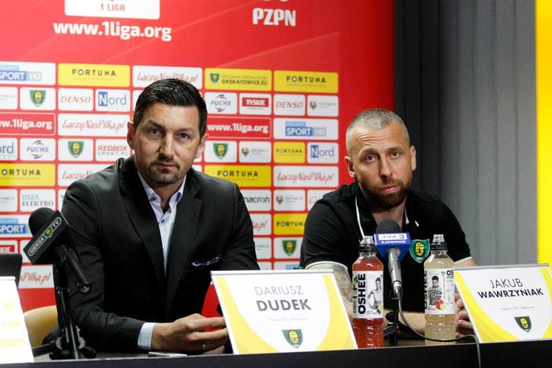 Football. GKS Katowice. Press Conference. 28.02.2019