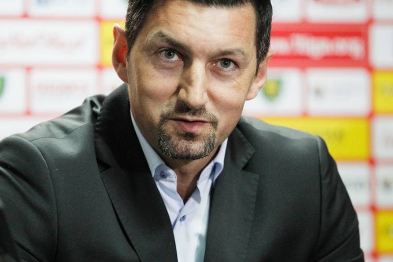 Football. GKS Katowice. Press Conference. 28.02.2019