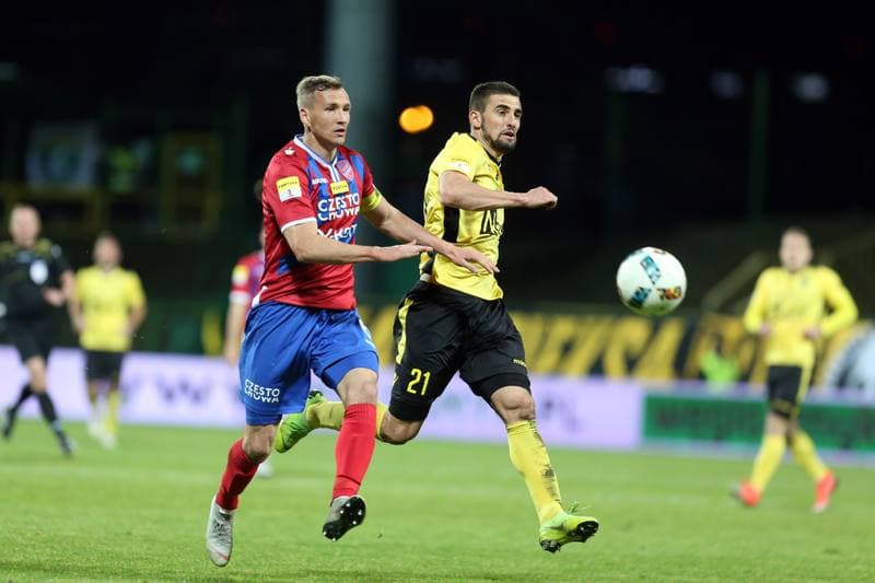 Football. Fortuna I Liga. GKS Katowice - Rakow Czestochowa. 09.03.2019