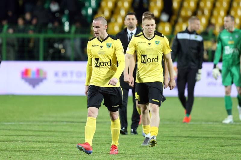 Football. Fortuna I Liga. GKS Katowice - Rakow Czestochowa. 09.03.2019