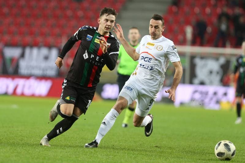 Football. Fortuna I Liga. GKS Tychy - Stal Mielec. 15.03.2019