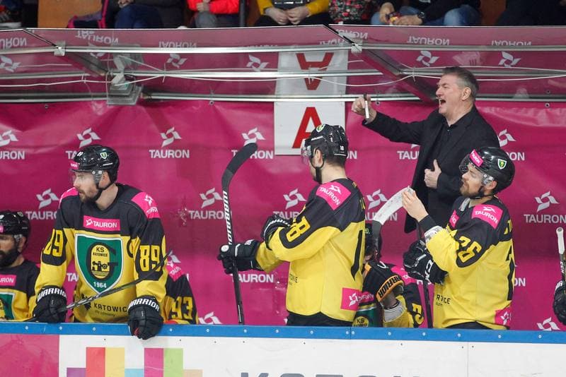 Ice Hockey. Tauron Hockey League. Tauron KH GKS Katowice - Comarch Cracovia. 23.03.2019