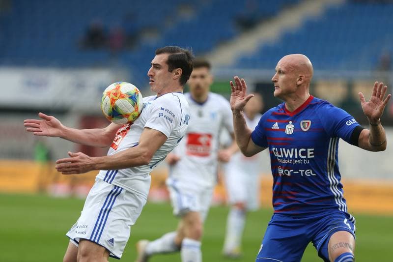Football. Lotto Ekstraklasa. Piast Gliwice - Wisla Plock. 03.04.2019