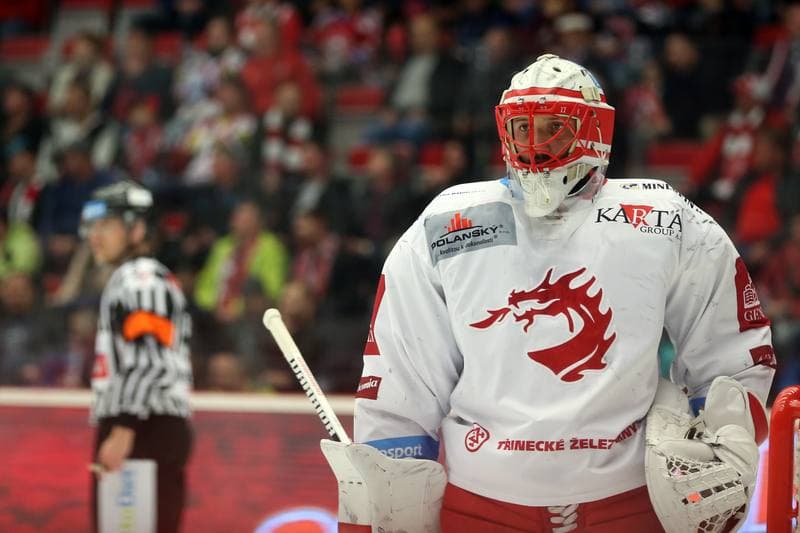 Ice Hockey. Tipsport Extraliga. Ocelari Trinec - Skoda Plzen. 04.04.2019