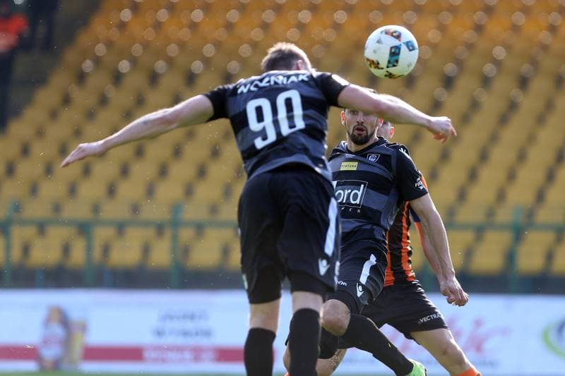 Football. Fortuna I Liga. GKS Katowice - Chrobry Glogow. 07.04.2019