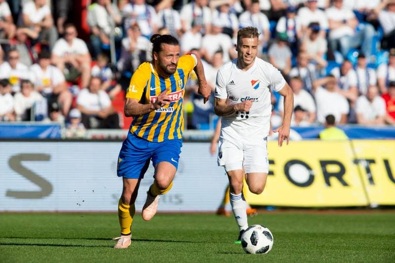 Football. Fortuna:Liga. Banik Ostrava - SFC Opava. 21.04.2019