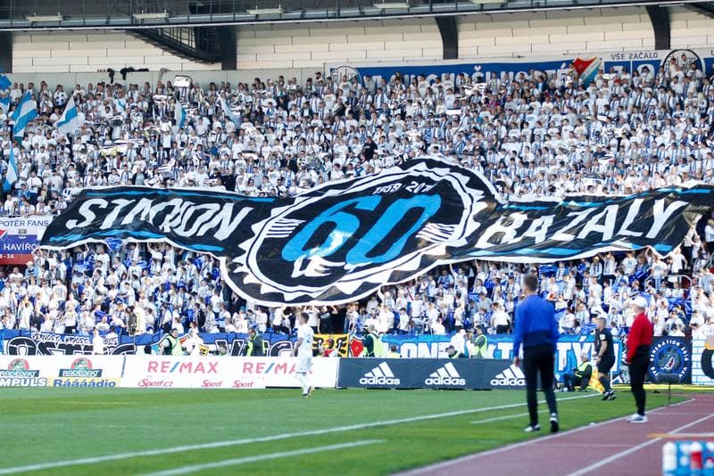 Football. Fortuna:Liga. Banik Ostrava - SFC Opava. 21.04.2019