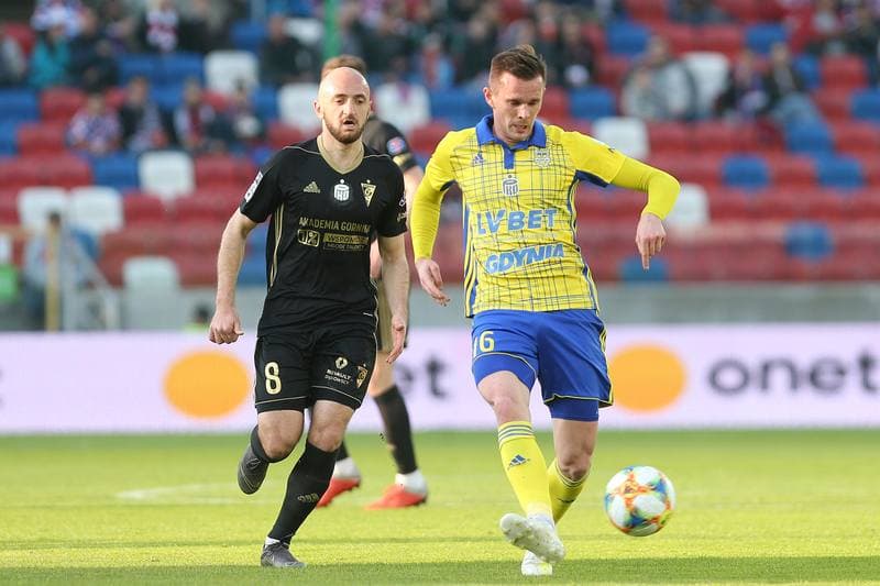 Football. Lotto Ekstraklasa. Gornik Zabrze - Arka Gdynia. 22.04.2019