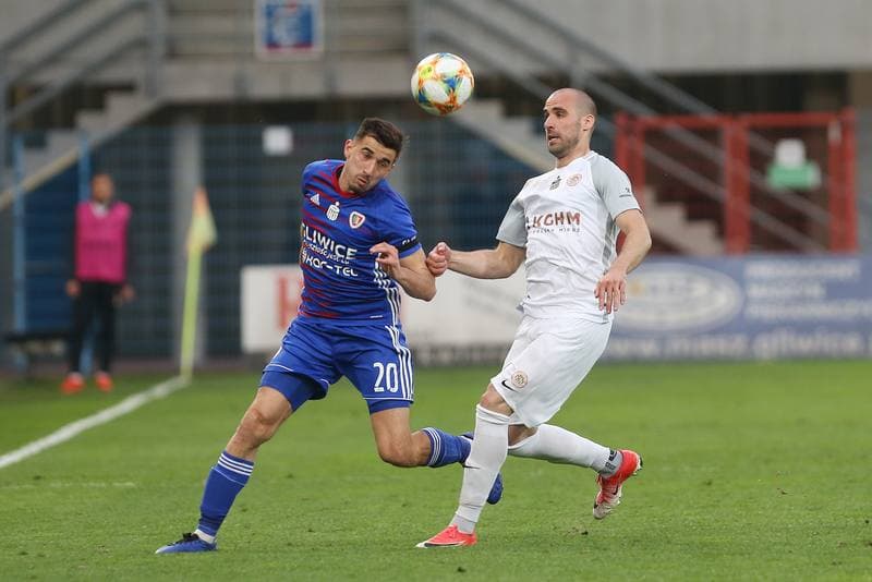 Football. Lotto Ekstraklasa. Piast Gliwice - Zaglebie Lubin. 23.04.2019