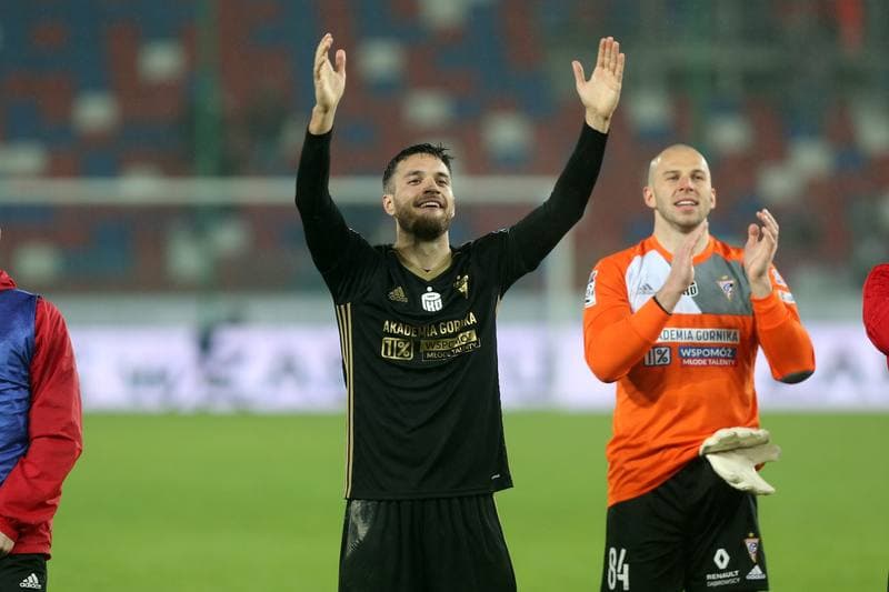 Football. Lotto Ekstraklasa. Gornik Zabrze - Zaglebie Sosnowiec. 29.04.2019