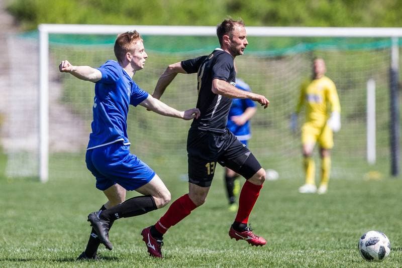 Football. Haiz IV Liga. Polonia Bytom - MKS Myszkow. 01.05.2019