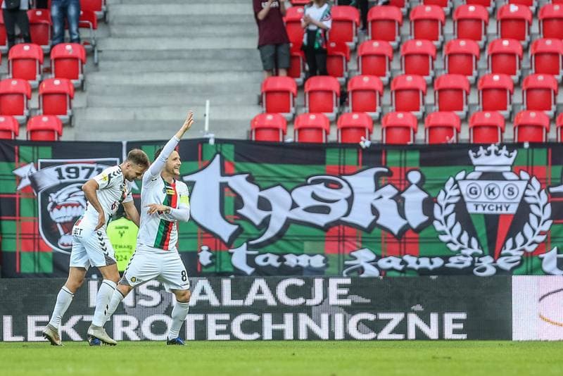 Football. Fortuna I Liga. GKS Tychy - GKS 1962 Jastrzebie. 01.05.2019