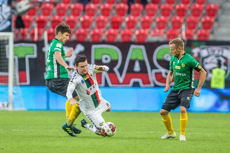Football. Fortuna I Liga. GKS Tychy - GKS 1962 Jastrzebie. 01.05.2019