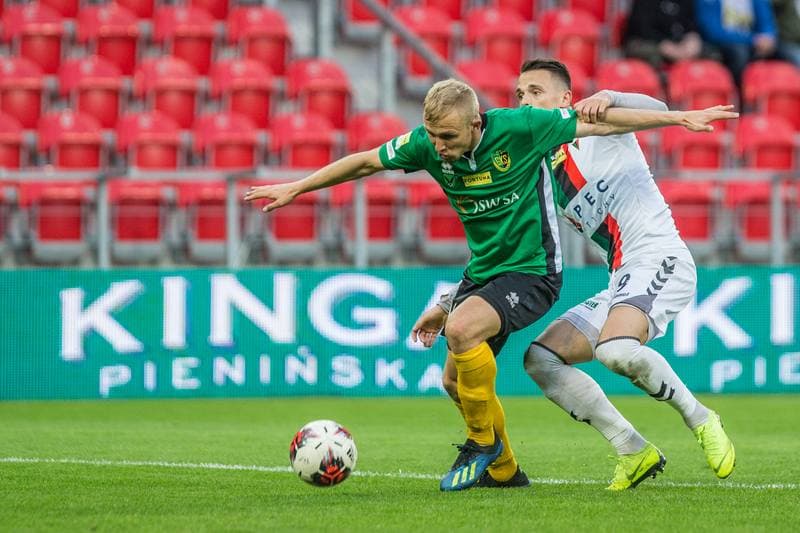 Football. Fortuna I Liga. GKS Tychy - GKS 1962 Jastrzebie. 01.05.2019