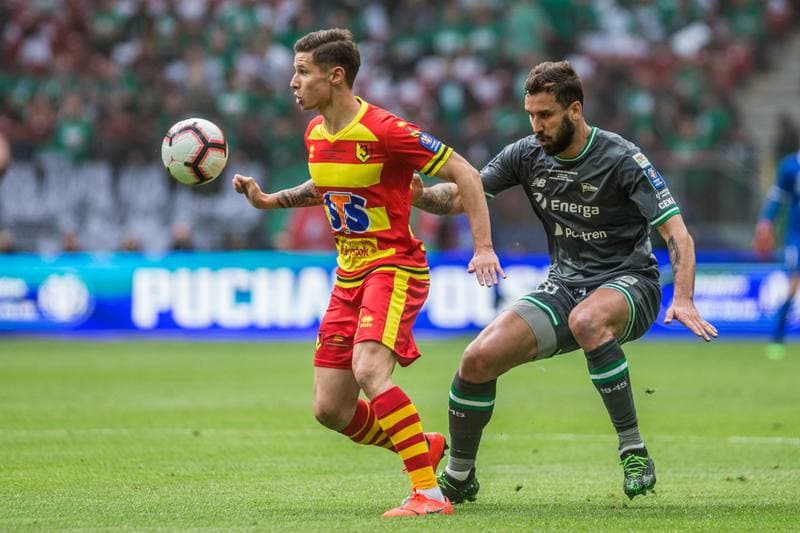 Football. Polish Cup. Jagiellonia Bialystok - Lechia Gdansk. 02.05.2019