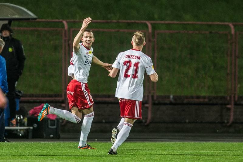 Football. Fortuna I Liga. GKS 1962 Jastrzebie - LKS Lodz. 04.05.2019
