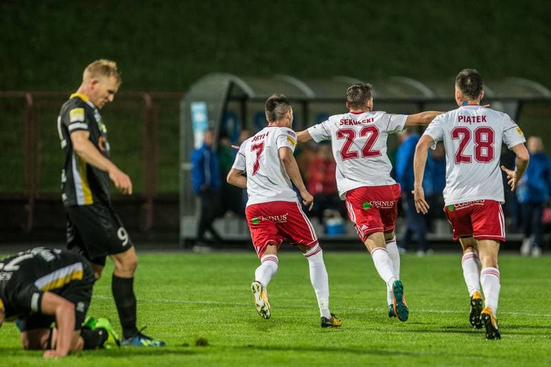 Football. Fortuna I Liga. GKS 1962 Jastrzebie - LKS Lodz. 04.05.2019