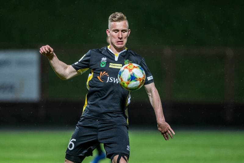 Football. Fortuna I Liga. GKS 1962 Jastrzebie - LKS Lodz. 04.05.2019