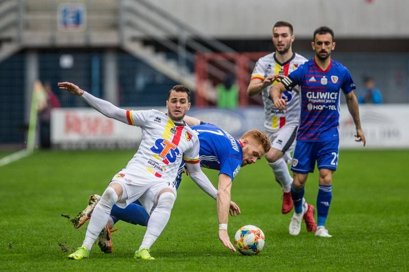 Football. Lotto Ekstraklasa. Piast Gliwice - Jagiellonia Bialystok. 12.05.2019