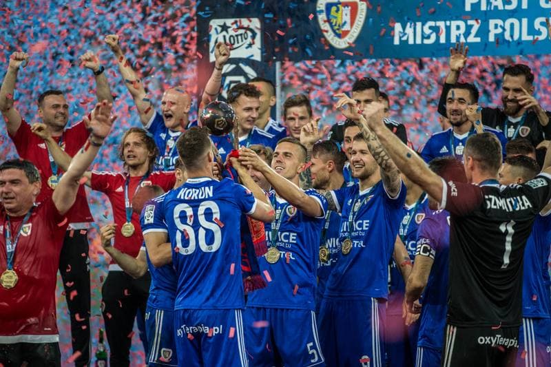 Football. Lotto Ekstraklasa. Piast Gliwice - Lech Poznan. 19.05.2019