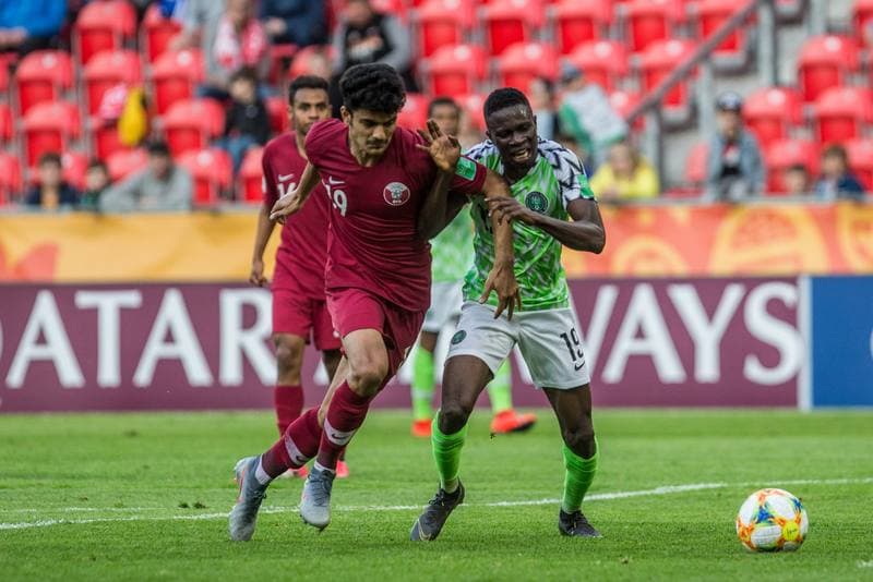Football. FIFA U-20 World Cup. Qatar - Nigeria. 24.05.2019