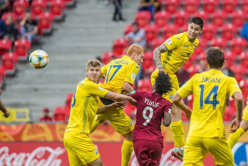 Football. FIFA U-20 World Cup. Qatar - Ukraine. 27.05.2019