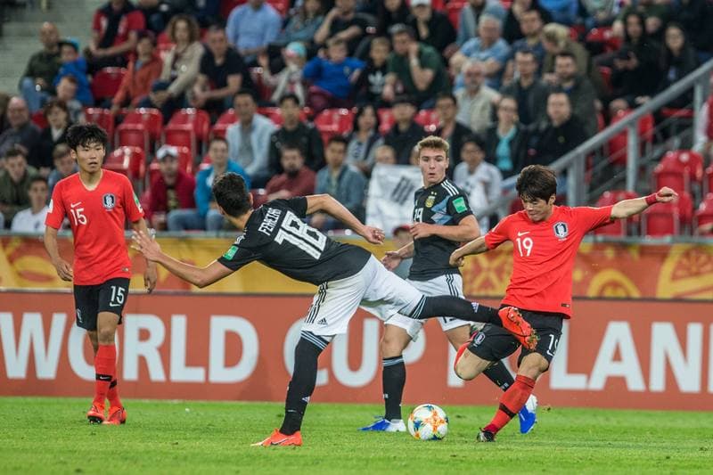 Football. FIFA U-20 World Cup. Korea Republic - Argentina. 31.05.2019