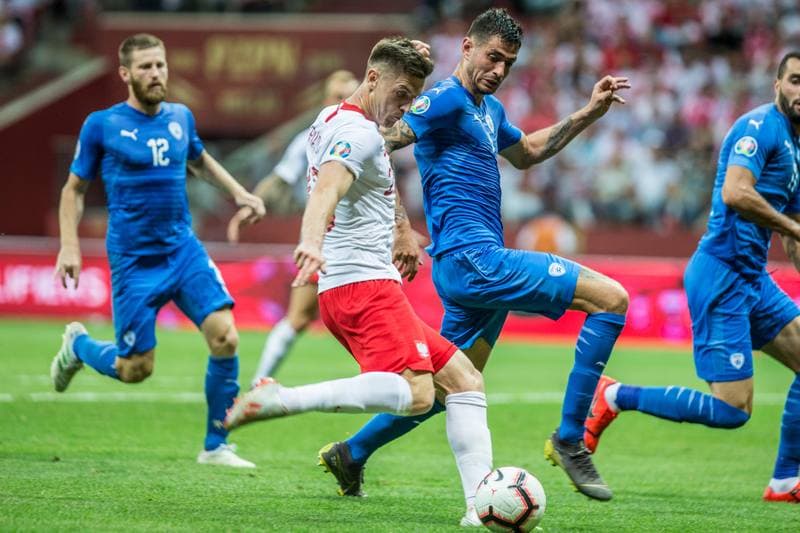 Football. Euro 2020 Qualifiers. Poland - Israel. 10.06.2019