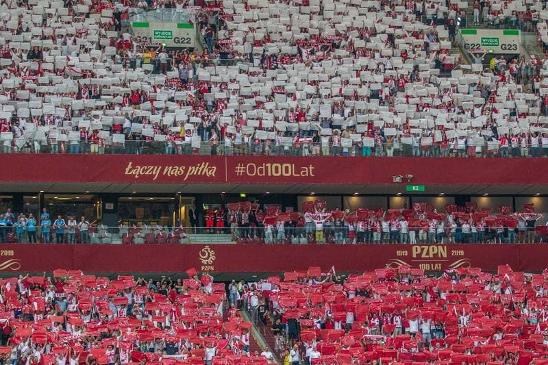 Football. Euro 2020 Qualifiers. Poland - Israel. 10.06.2019