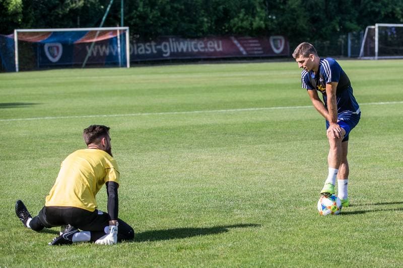 Football. Piast Gliwice. Training. 12.06.2019