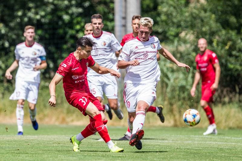Football. Sparing. Zaglebie Sosnowiec - Fotbal Trinec. 03.07.2019