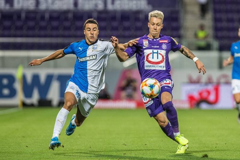 Football. UEFA Europa League. Austria Wien - Apollon Limassol. 08.08.2019