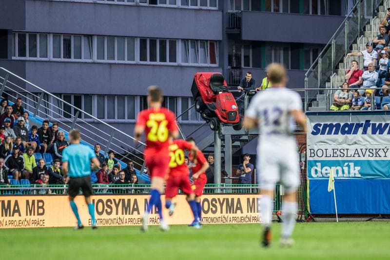 Football. UEFA Europa League. FK Mlada Boleslav - FCSB. 15.08.2019