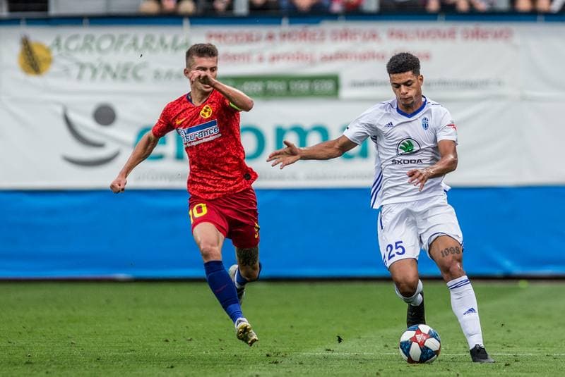 Football. UEFA Europa League. FK Mlada Boleslav - FCSB. 15.08.2019
